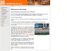 Tablet Screenshot of herrnhaag.de